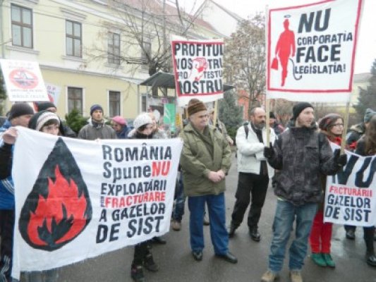 Nu există nici o licenţă de exploatare de gaze de şist